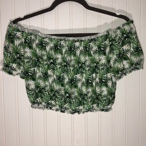 Tropical Cotton Crop Top